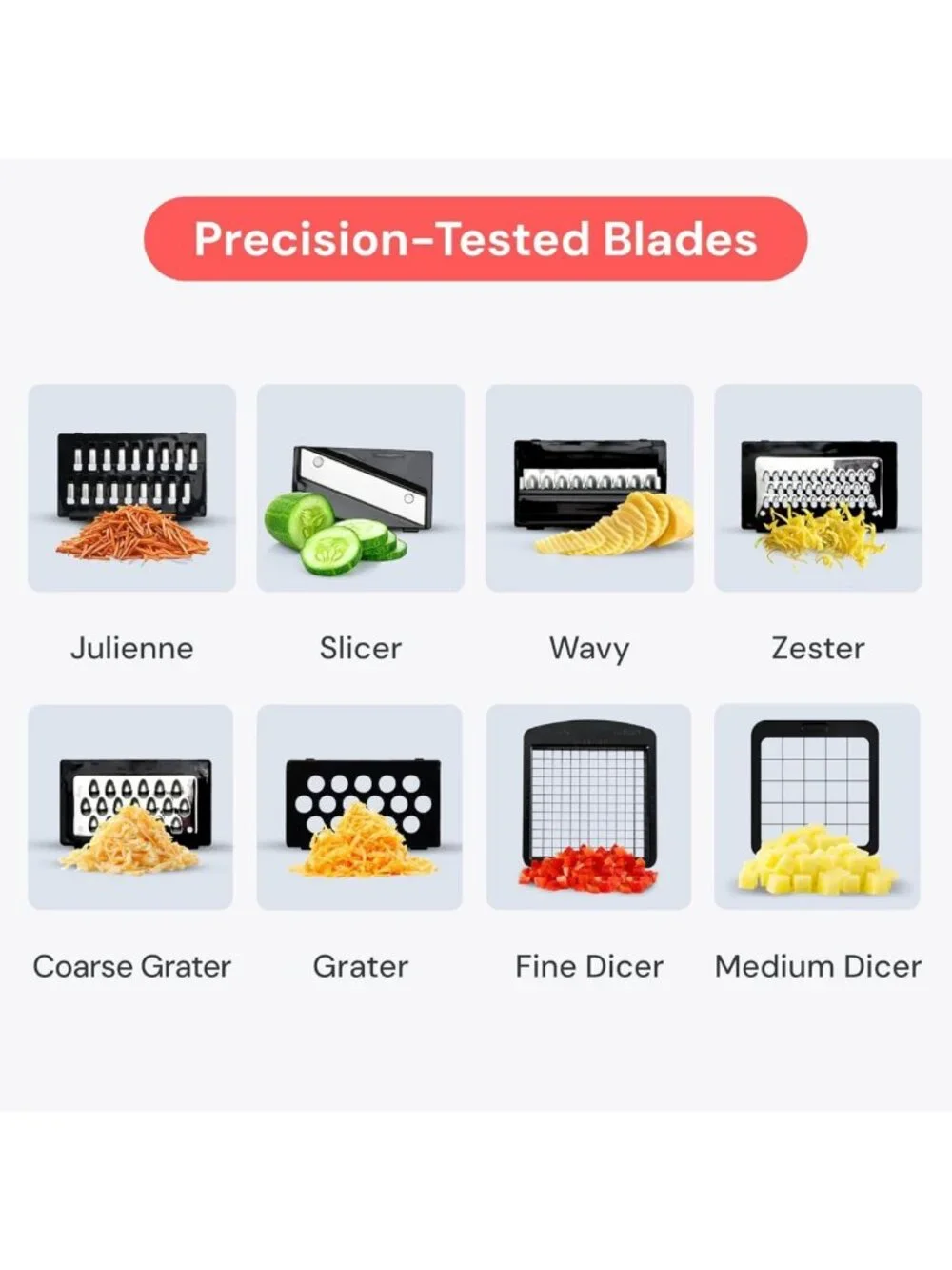 Versatile Vegetable Chopper & Mandoline Slicer - Kitchen Gadget for Easy Meal